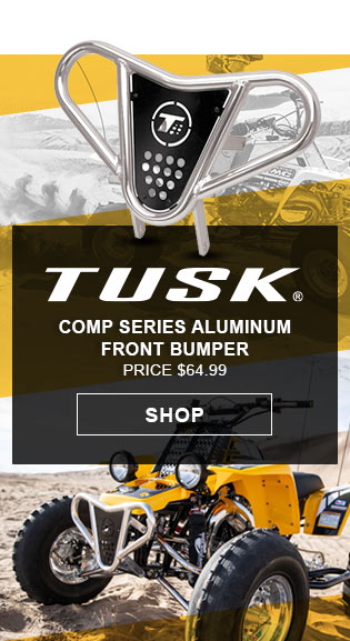 Tusk Comp Series Aluminum Front Bumper, price sixty four dollars and ninety nine cents, SHOP button